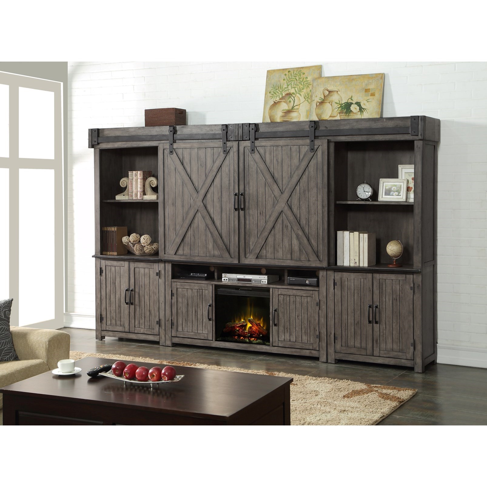 Legends Furniture Storehouse Collection ZSTR1002 Fireplace